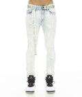Punk Super Skinny Stretch w/ Belt in Sky