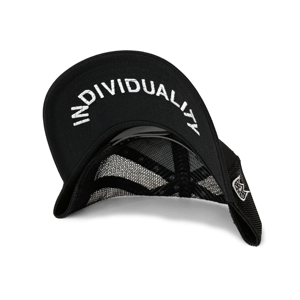 Cult's Crystal Logo Trucker Hat in Black 625BC-CH200A