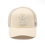 Cult's Logo Mesh Back Trucker Hat In Cream 626BC-CH37A