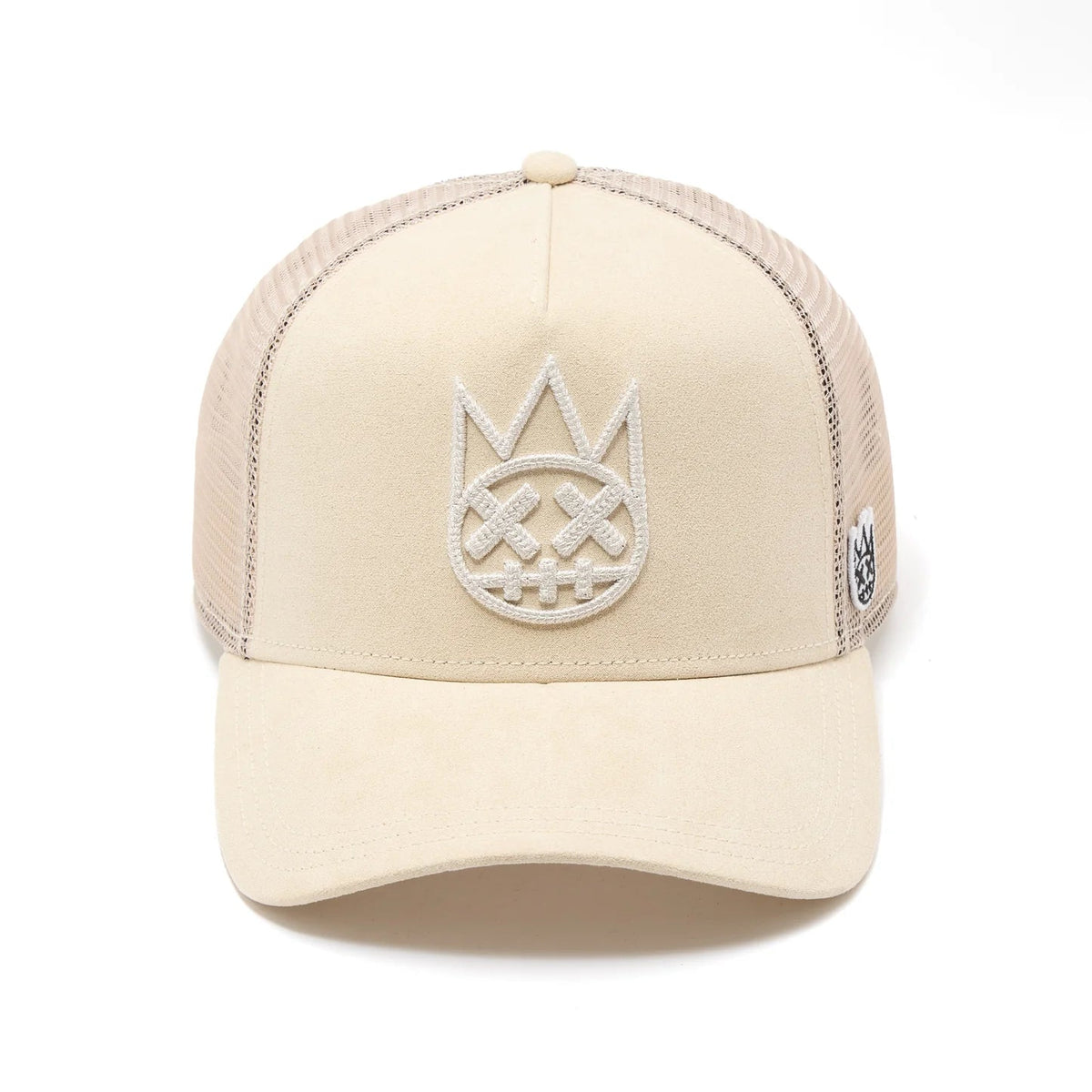 Cult's Logo Mesh Back Trucker Hat In Cream 626BC-CH37A