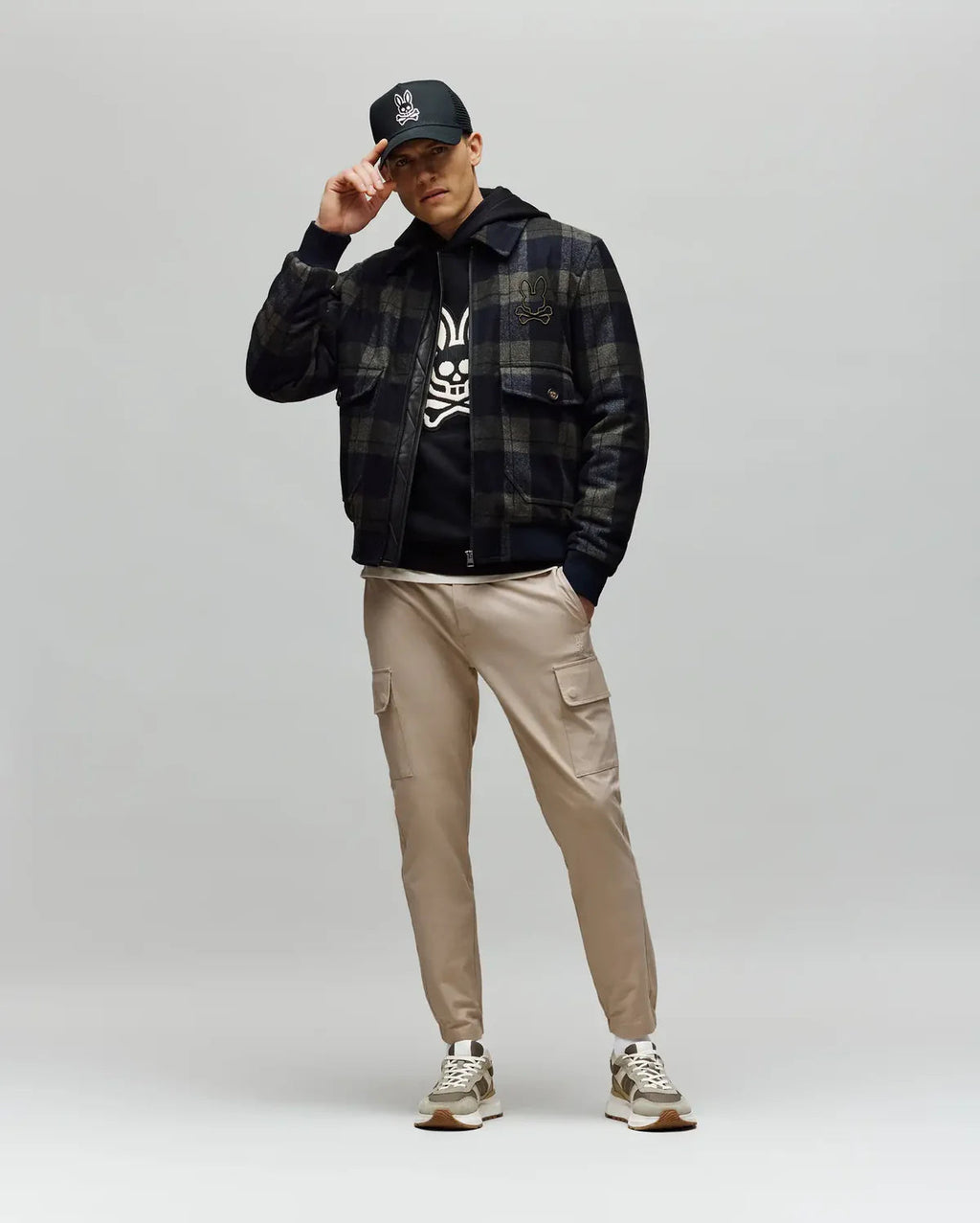 GAVIN PLAID BOMBER JAKED