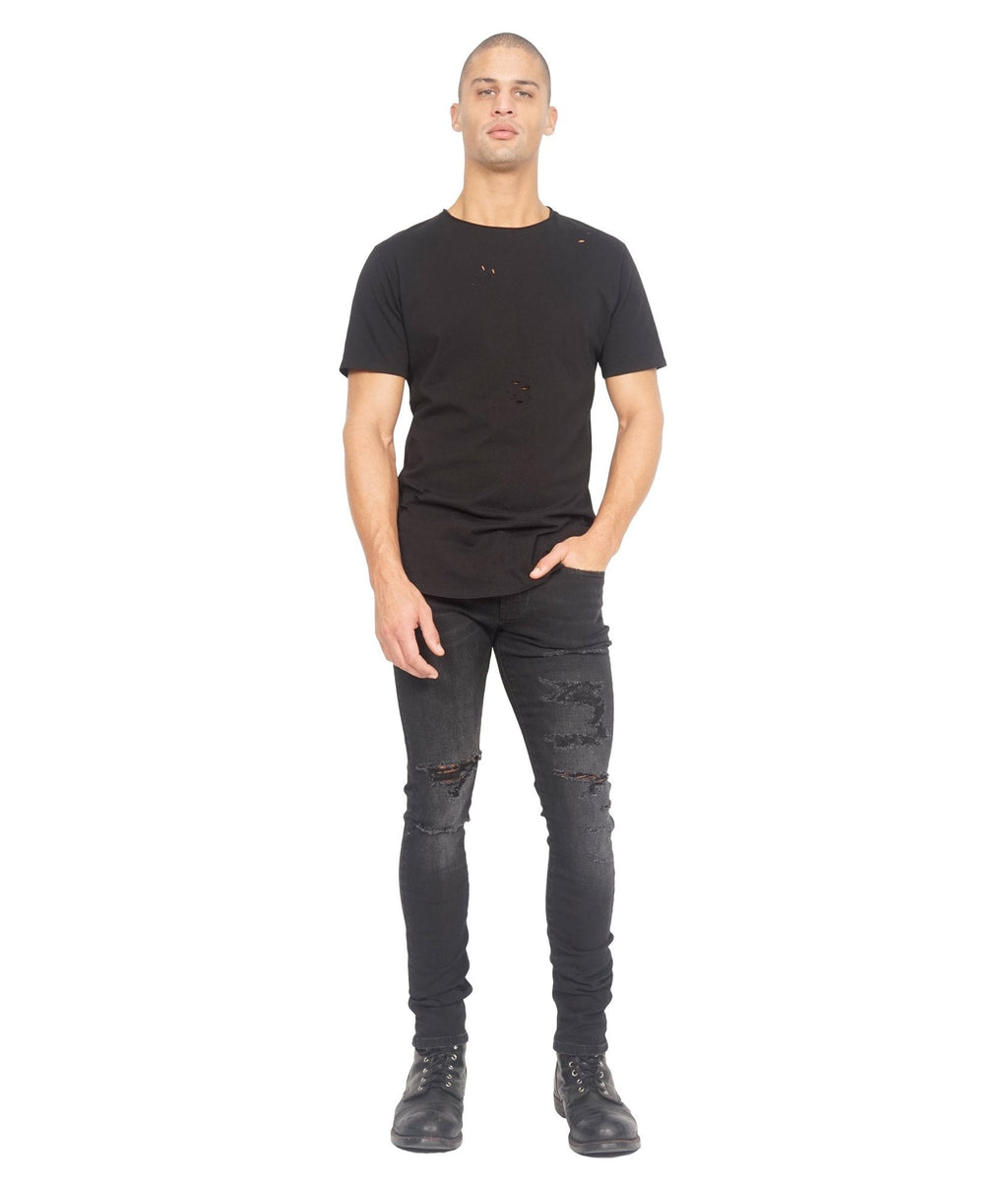 Punk Super Skinny in Jet Black Jeans