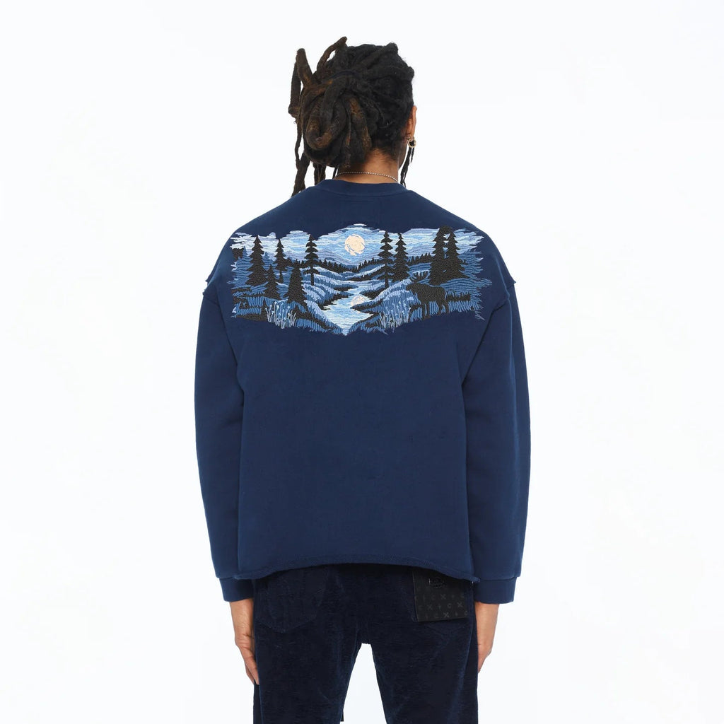 "Mountains" 620 Grams In Navy  626B10-FC91A