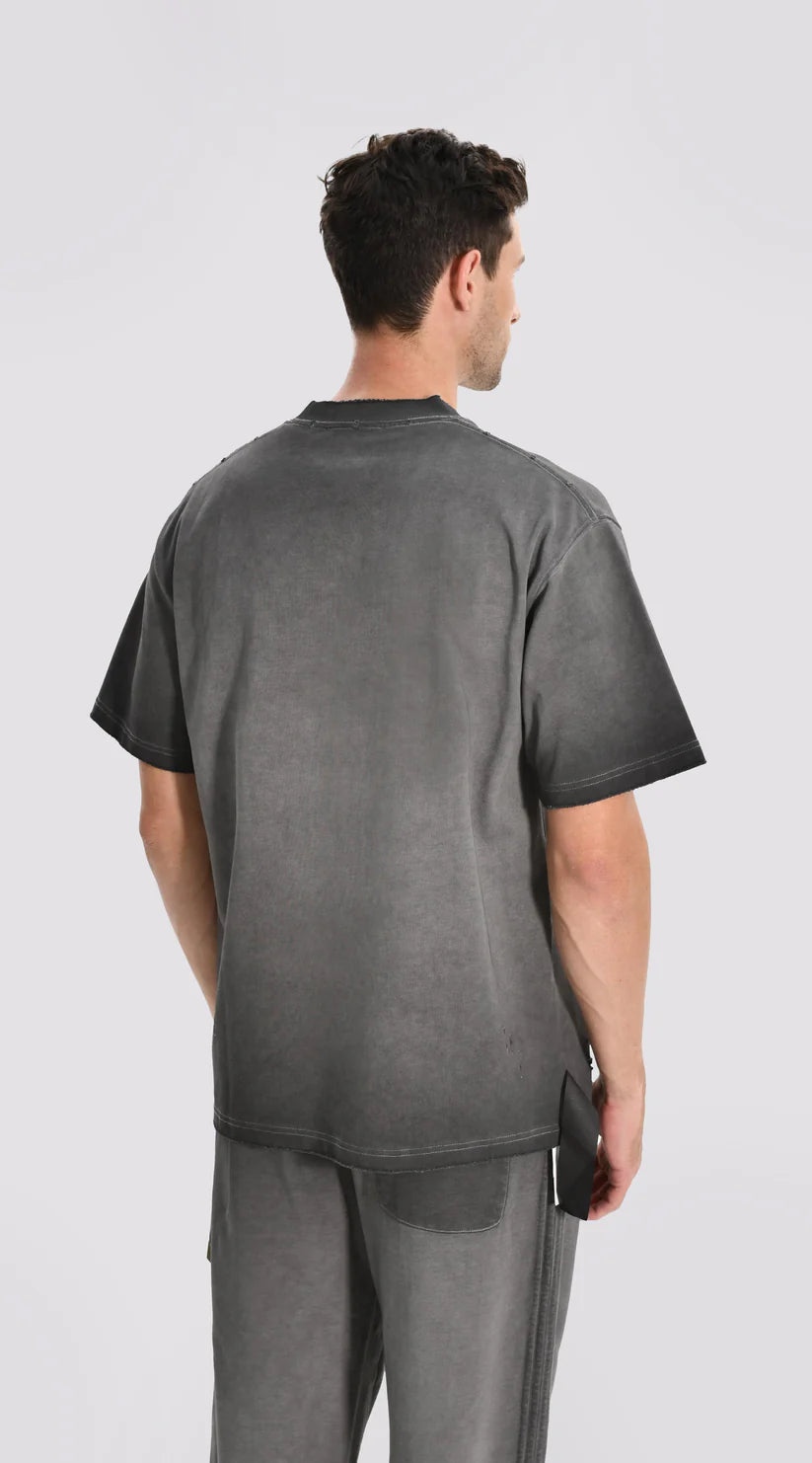 Blahk colors Oversize 88018 WASH BLK Shirt