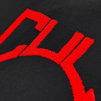 Cult's Oversized Heavyweight Boxy Fit Short Sleeve Crew Neck Tee "Arch Logo" in Black  625B12-K34A-XS