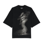 Hvman's Oversized Heavyweight Novelty Tee "Beauty" in Black SKU: 326AC-TT05A