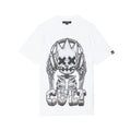Cult's Short Sleeve Crew Neck Tee "Evolution" in White  626A1-K24A
