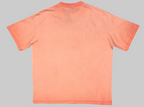 Glory of God Oversized Half Sleeve T-Shirt - in Regal Orange