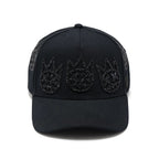 Cult X El Alfa A Frame Hat "Multi Black Crystal Logo" In Black  626BC-CH51A