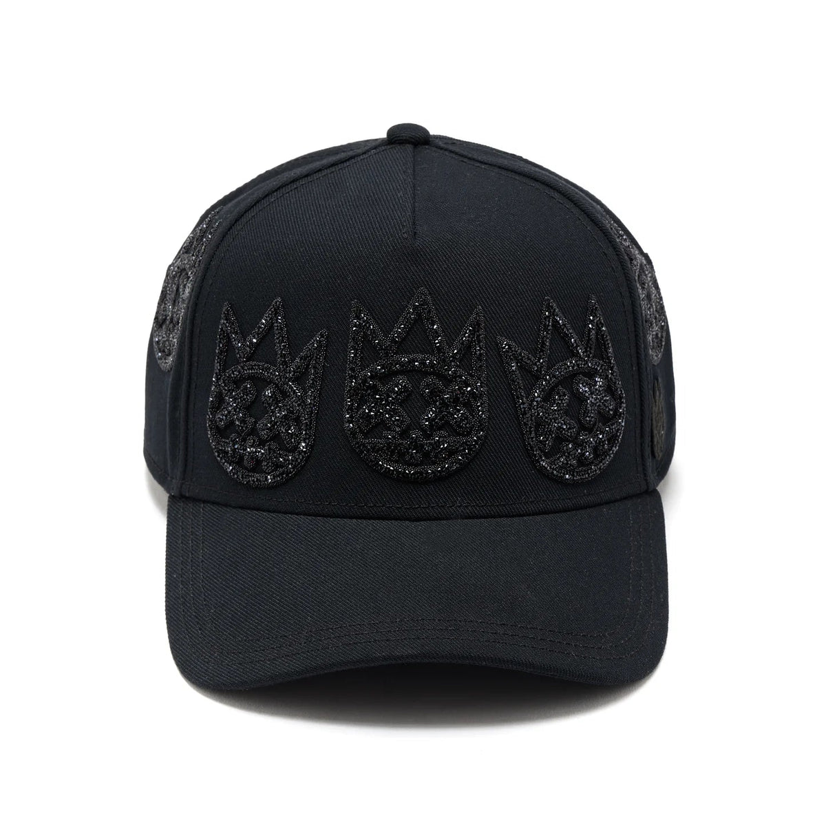 Cult X El Alfa A Frame Hat "Multi Black Crystal Logo" In Black  626BC-CH51A