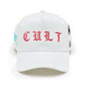 Cult's Logo Mesh Back Trucker Hat "Cult Community" in Winter White 625BC-CH108A