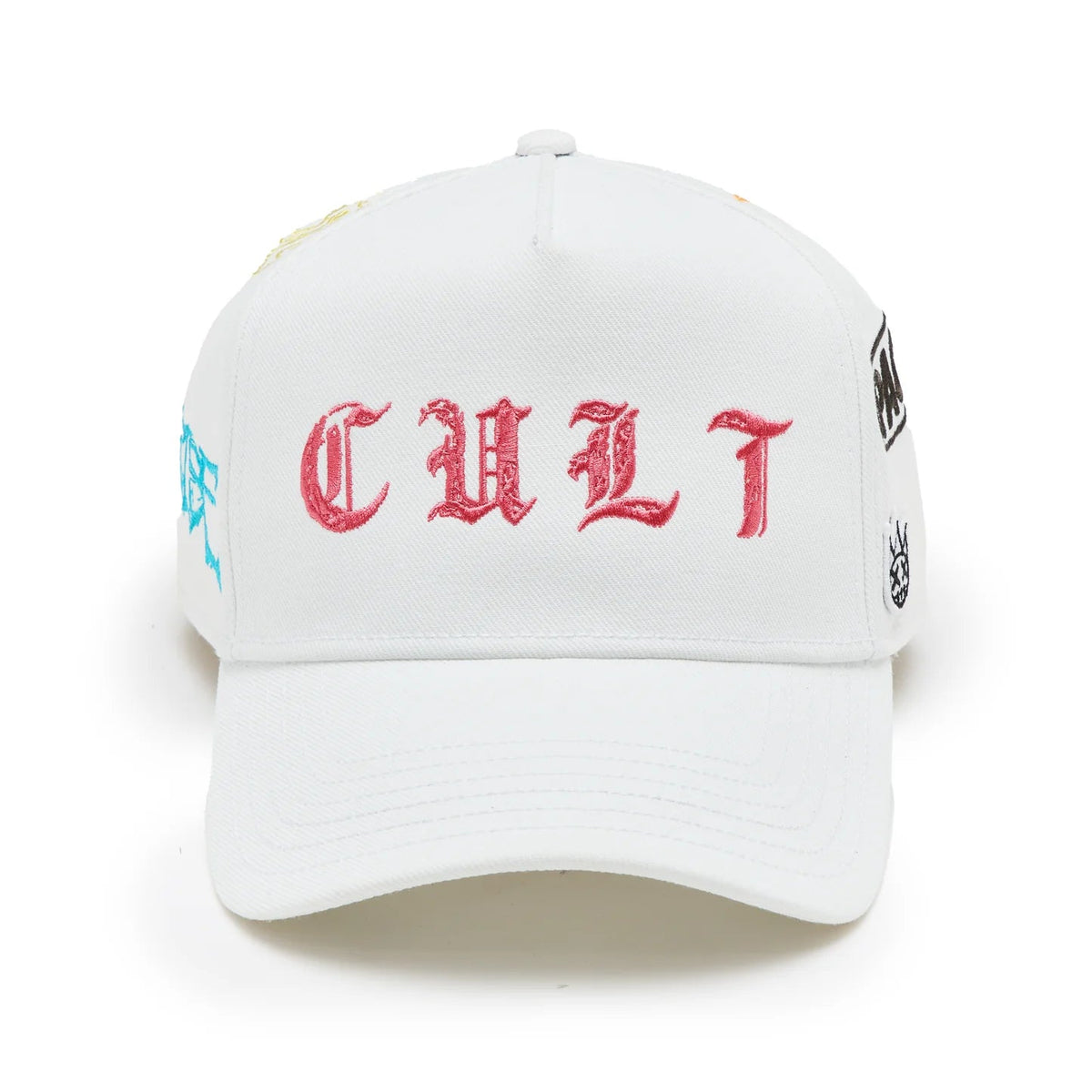Cult's Logo Mesh Back Trucker Hat "Cult Community" in Winter White 625BC-CH108A