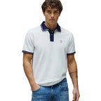 Psycho Bunny Carlos Pique Polo Shirt White