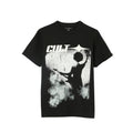 Crew Neck Tee "More Than Music" in Steel