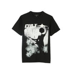 Crew Neck Tee "More Than Music" in Steel