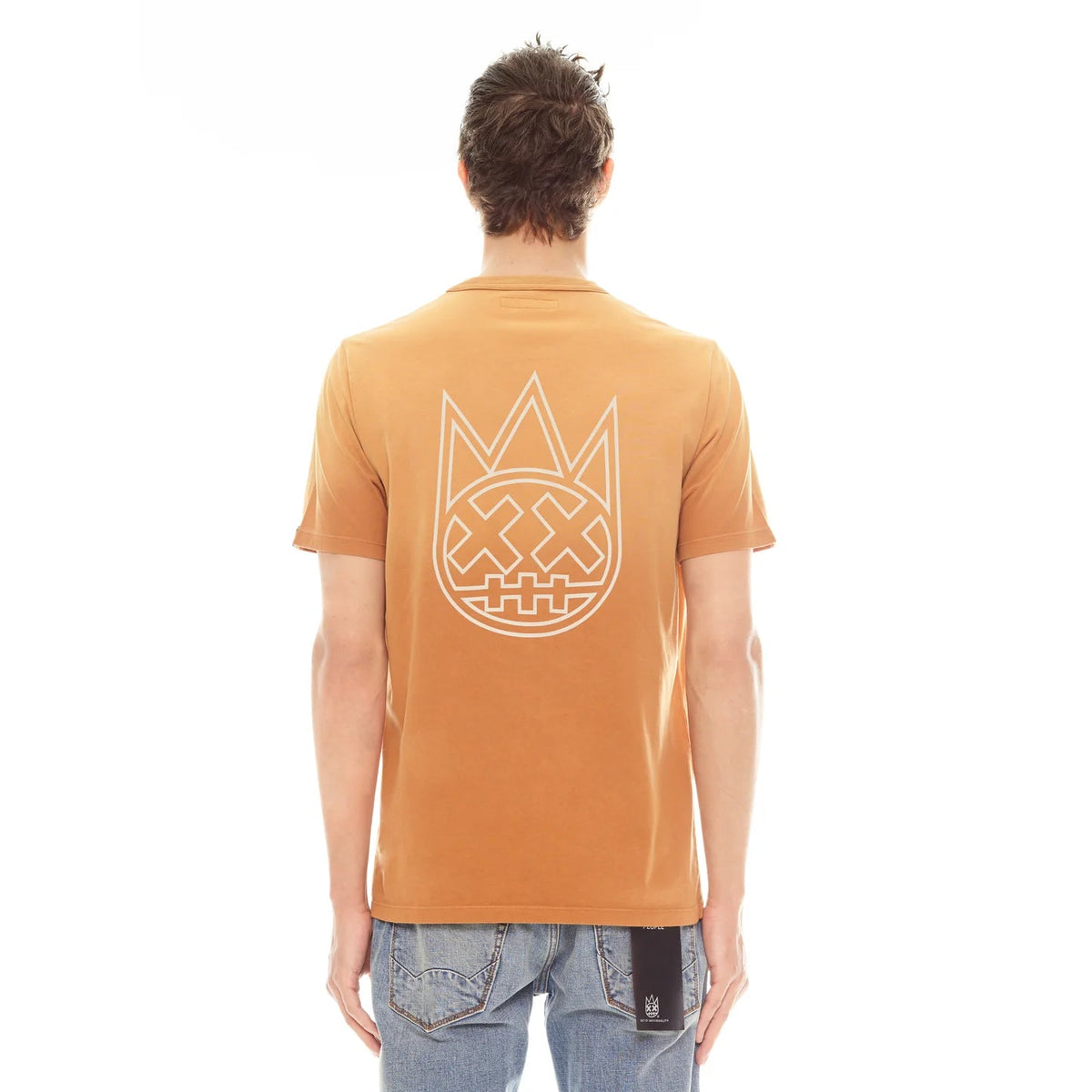 SHIMUCHAN LOGO SHORT SLEEVE CREW NECK T SHIRT IN VINTAGE RUST