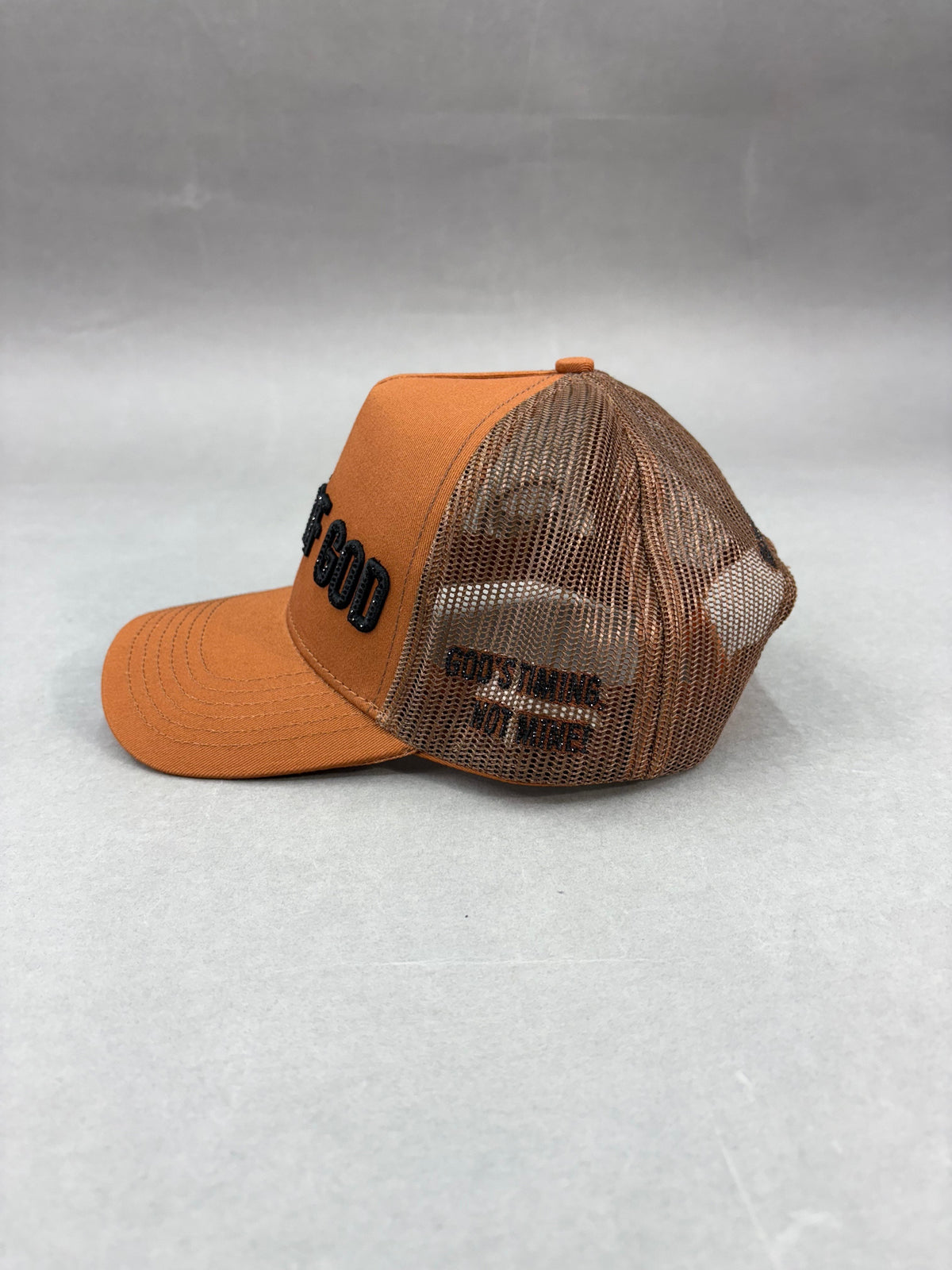 Glory of God cap  Ladrillo and black