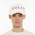 Cult's Logo Mesh Back Trucker Hat "Cult Community" in Winter White 625BC-CH108A