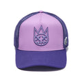 Cult's Logo Mesh Back Trucker Hat In Dusty Lavender 626AC-CH55A