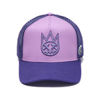 Cult's Logo Mesh Back Trucker Hat In Dusty Lavender 626AC-CH55A