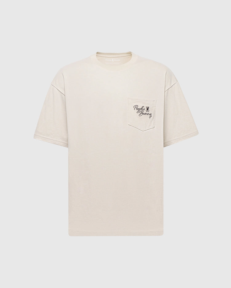 Psycho Bunny Desert oversized pocket tee