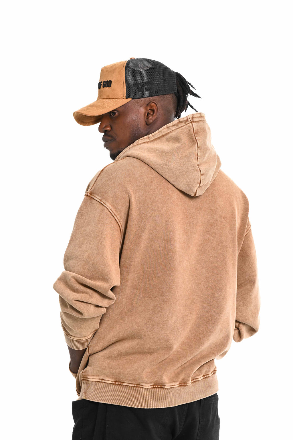 Glory of God Oversized Hoodie - Rich Brown