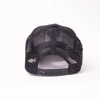 GOLD STAR HAT - NEW ROOSTER BLACK TRUCKER HAT