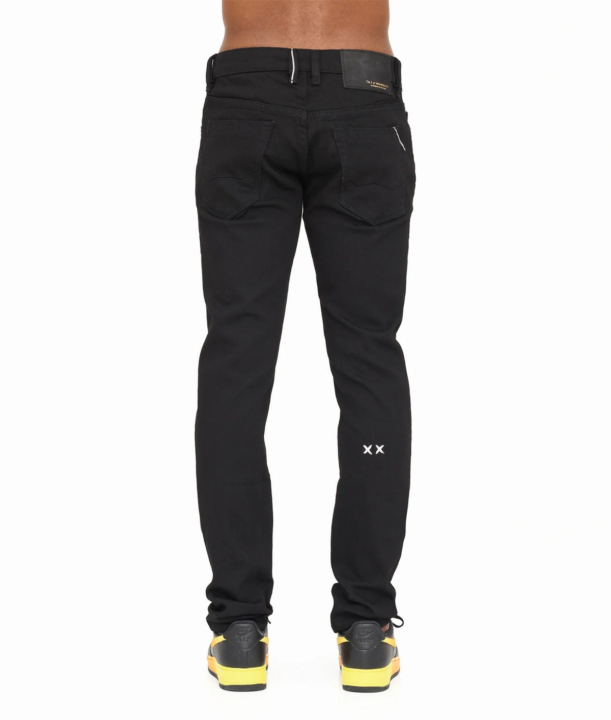ROCKER SLIM DENIM JEANS IN BLACK 69A0-RS03L