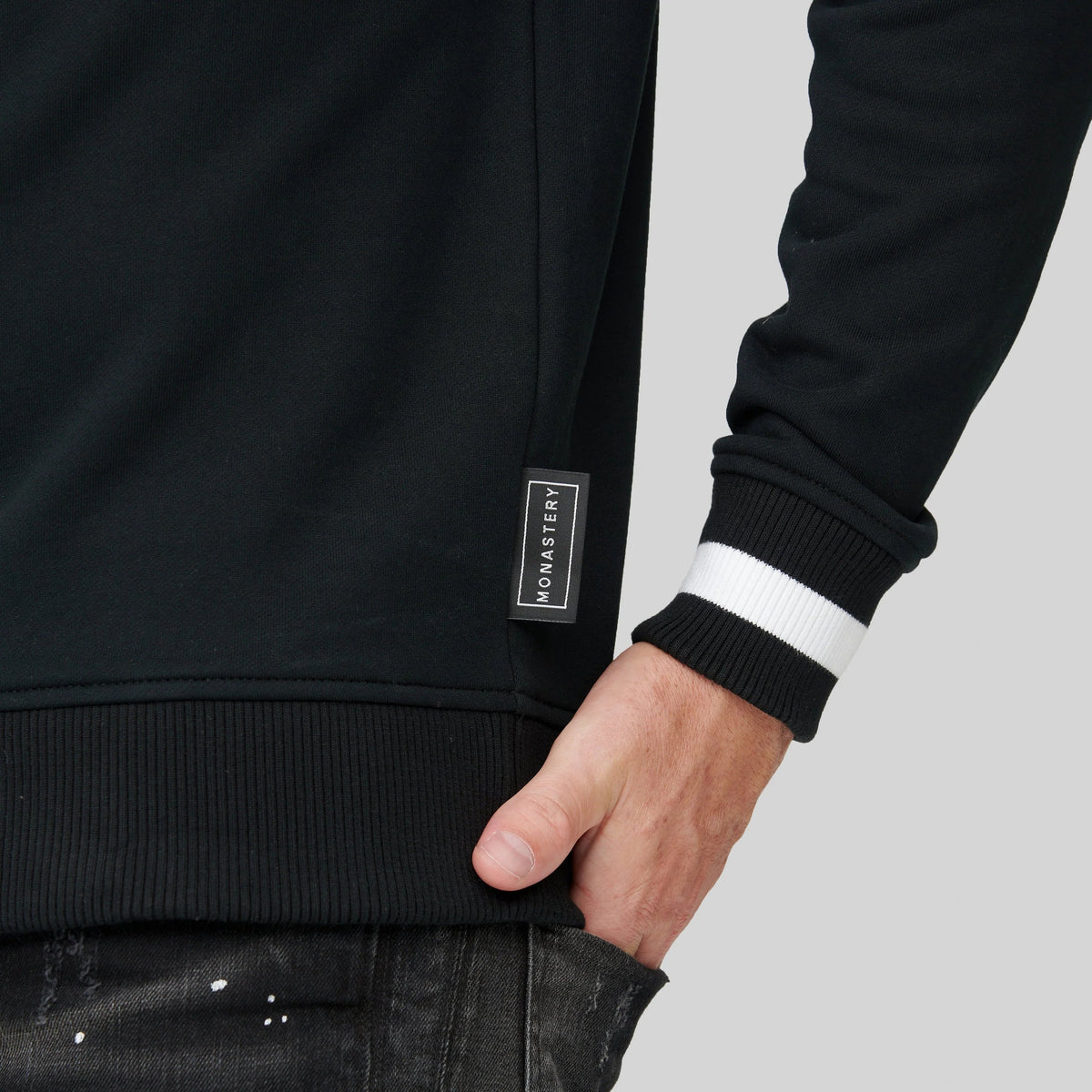 MONASTERY MILETO BLACK SWEATSHIRT