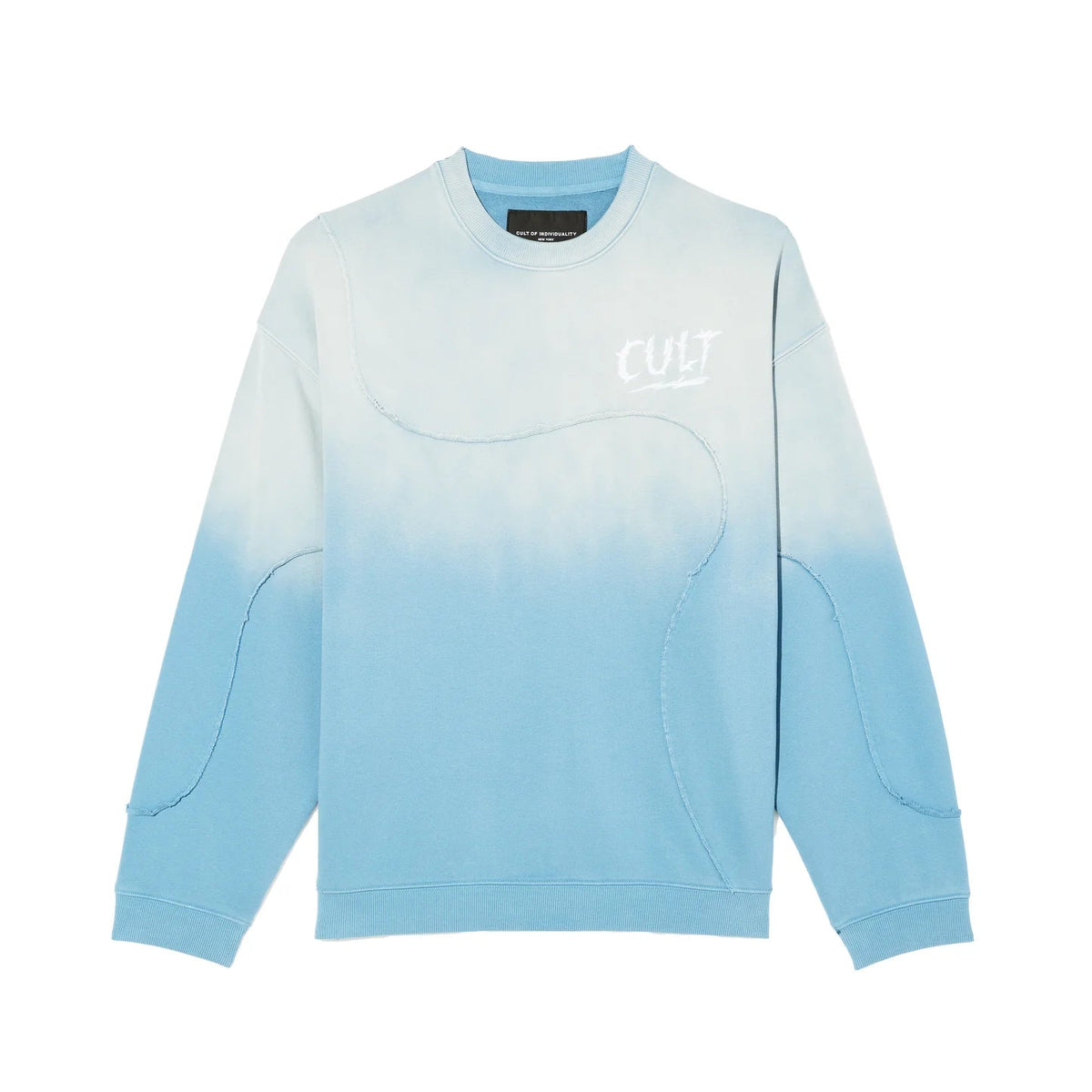 Cult's Crew Novelty Sweatshirt in Blue Steel 625B10-FC25A