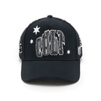 Cult x El Alfa Premium Paisley 5 Panel A Frame Trucker Hat in Black 625B8-CH63A