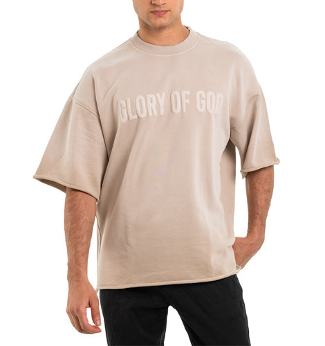 Glory Of God oversized t-shirt - Beige