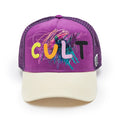 Cult's Logo Mesh Back Trucker Hat "Cult Logo" in Hyacinth Violet 625BC-CH101A