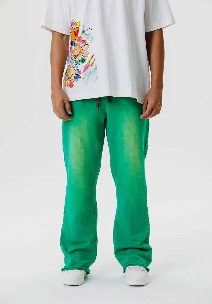 Blahk Colors  Crimson Flow Pants Green