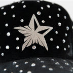 Starlit Crown Black Trucker Hat