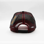 Rooster Trucker Black/Red Hat