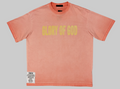 Glory of God Oversized Half Sleeve T-Shirt - in Regal Orange