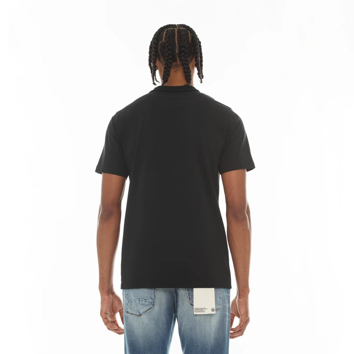 Cult's Short Sleeve Crew Neck Tee "Aliens" in Black  626A1-K23A