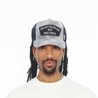 Cult's Mesh Back Trucker Hat "Cant Do Epic Shit" In Grey  626BC-CH47A