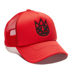 SHIMUCHAN LOGO MESH BACK TRUCKER HAT IN RED