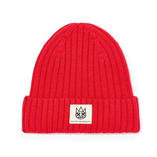 Cult's Knit Hat in Rouge Red 625BC-CH84A