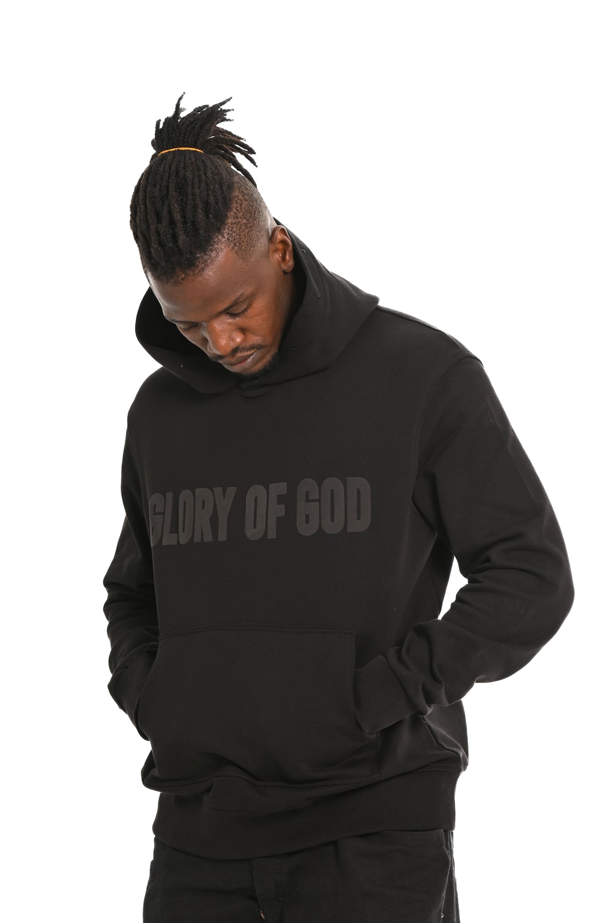 Glory of God Oversized Hoodie - All Black