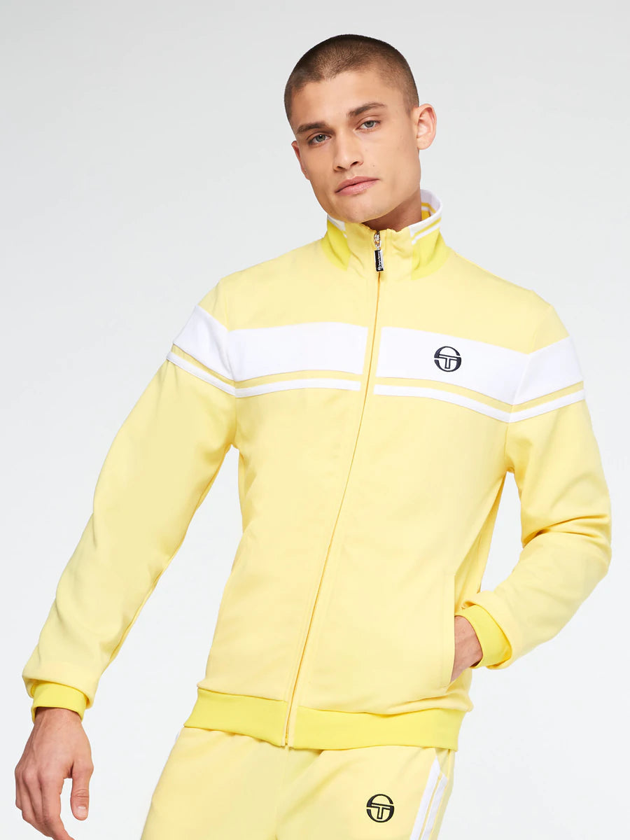 The Damarindo Tracksuit Archivio in Lemon Drop/White