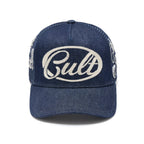 Cult's Mesh Back Trucker Hat "Community" In Raw  626BC-CH53A