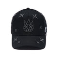 Cult's Shimuchan Logo Mesh Back Trucker Hat "Star Embroidery" In Black  626AC-CH58A