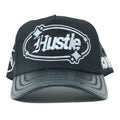 Gold Star Hustle Black Trucker Hat