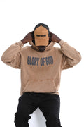 Glory of God Oversized Hoodie - Rich Brown