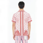 Cuban Short Sleeve Woven Shirt in Retro