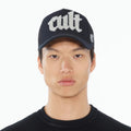 Cult's Crystal Cult Script Logo Hat in Black SKU: 625AC-CH62A-ONE