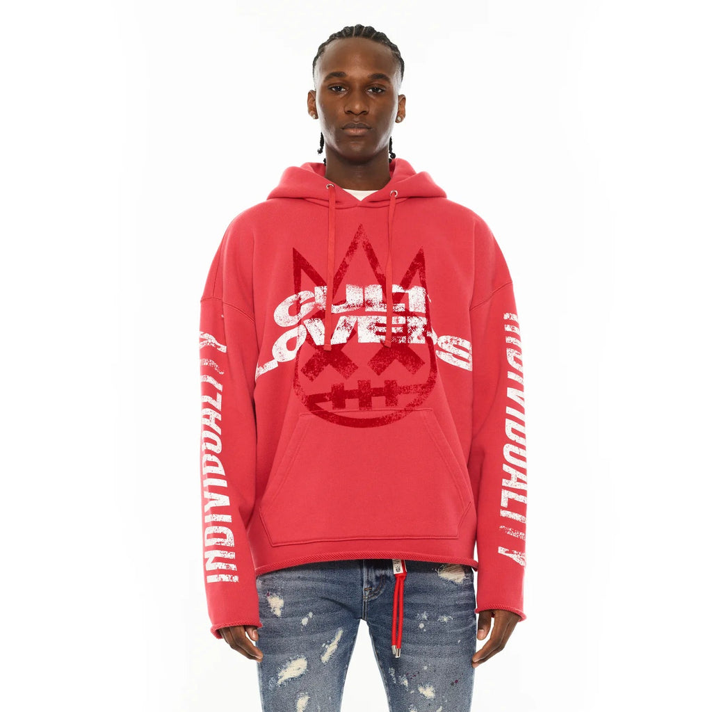 Cult's Pullover Novelty Hoodie "Cult Lovers" in Rogue Red 625B12-PH18A